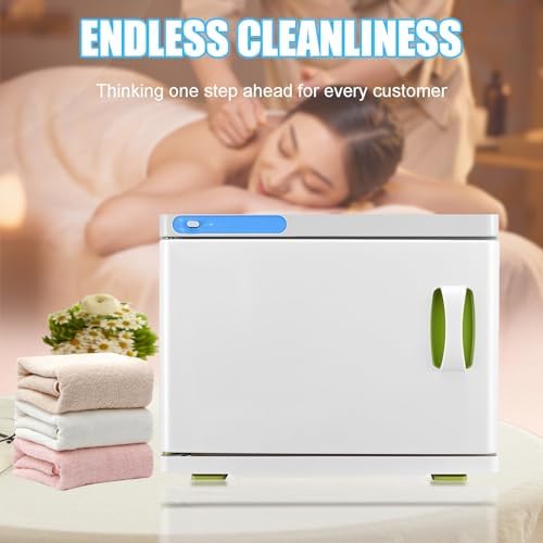 Professional Towel Warmer Cabinet - Fast Heating Towel Heater for Spa, Salon, Barber, Hotel & Home Use - Ideal for Towels & Beauty Tools - White A