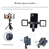 Black Mini Tripod Stand with 1/4" Screw Mount, Compact Lightweight Portable Tabletop Tripod for DJI OSMO Pocket 3/Insta 360 X5/Sony/Canon/Nikon Cameras, Handheld Vlogging Video Filming Support #3
