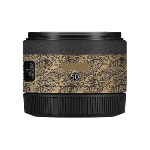 50 1.8 �J���������Y�X�e�b�J�[ �ɓK������Canon RF 50mm F1.8 STM �}�N���R�[�g���b�v�t�B���� �ی�r�j�[���f�J�[���X�L��(�E�F�[�u�S�[���h)