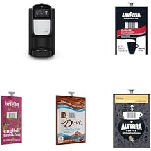 ماكينة تحضير القهوة Flavia C300 ذات الخدمة الواحدة مع Lavazza وDonut Shop وPeets ومشروبات أخرى، عبوة عينة صغيرة من ماكينة تحضير القهوة + 552 مشروبًا