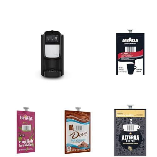 Flavia C300 Single-Serve Coffee Brewer with Lavazza, Donut Shop, Peet's and other drinks Small Sample Pack (Coffee Brewer + 552 Drinks)