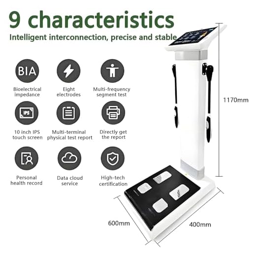 Advanced Body Fat Analyzer Scale with LCD