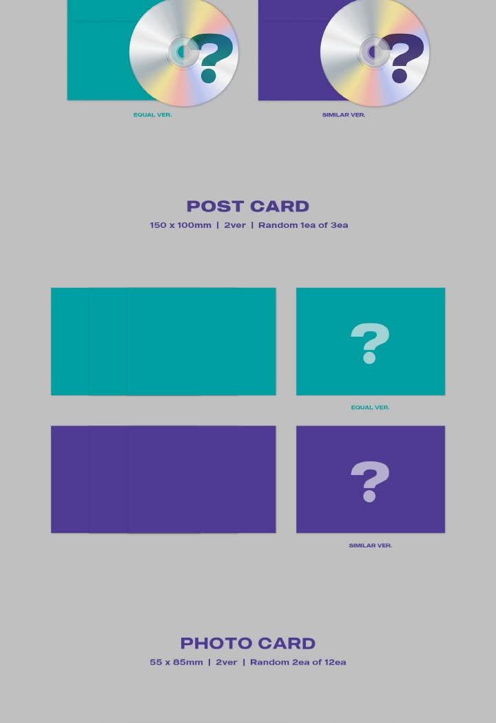 JUST B = (NEUN) 3rd Mini Album 2 Version SET CD+88p PhotoBook+1p PostCard+2p PhotoCard+Tracking Sealed