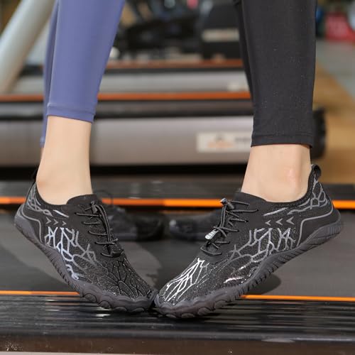 Hike Barefoot Shoes Women Men, Pro Barefoot Footwear Wide Toe Box Healthy & Non-Slip Barefoot Hike Shoes Waterproof Aqua Swim Surf Hiking Shoes Unisex4