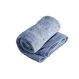 Healthy Body Head To Toe Organic Cotton Baby Blankets - Receiving Blanket Blue Monkey