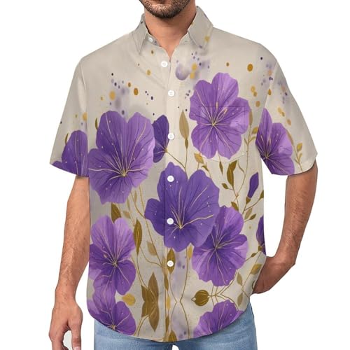 Chemise hawaïenne homme aquarelle en tissu léger de qualité