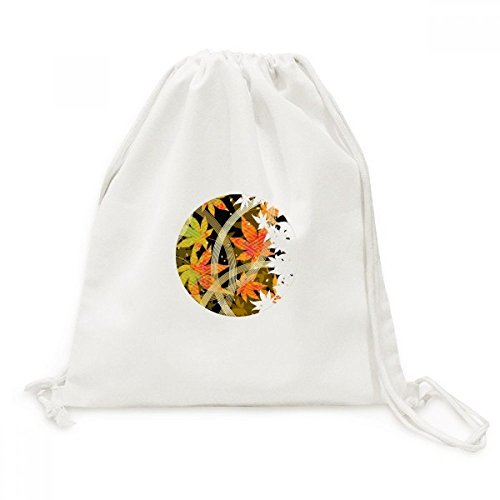 Sac à dos en toile motif feuille d'érable pour retrouver le plaisir de voyager