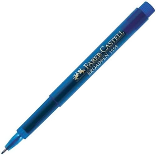 Faber-Castell 1554 Fineliner Broad Pen - Azul
