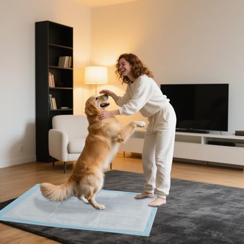 Image of Clean Spaces Extra Large Puppy Pads 28 inchx34 inch,Super Absorbent Disposable Pee Pads for Dogs / Wee Wee Pads / Potty Training Pads, Incontinence Bed Underpads for Adults, 50 Count