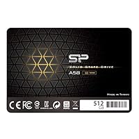 シリコンパワー512GB SSD 3D NAND A58 SLCキャッシュパフォーマンスブーストSATA III 2.5インチ内蔵SSD 7mm 512GBSS3A58A25