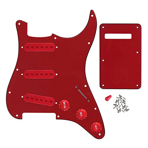 FLEOR 4 Ply SSS Strat Guitar Pickguard Plate Scratch Set & ramassage 3-52mm Cover & 2T3V Konbs Conseils pour Fender… - Les Beatles, Paul McCartney, John Lennon, RIngo Starr, George Harrison FLEOR 4 Ply SSS Strat Guitar Pickguard Plate Scratch Set & ramassage 3-52mm Cover & 2T3V Konbs Conseils pour Fender…