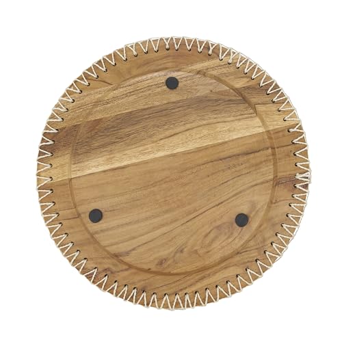Set de 4 Platos Decorativos de Madera 13" miniatura 2