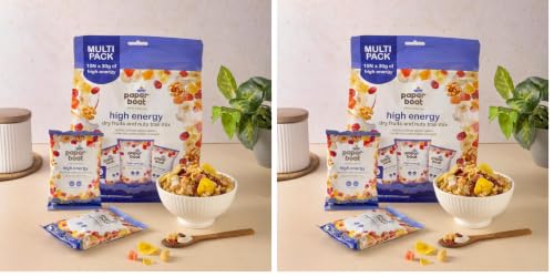 Image of Paper Boat High Energy Dry Fruits & Nuts Trail Mix (Pack of 20)