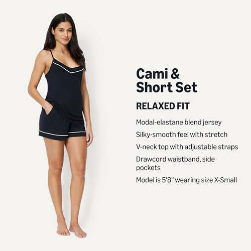Image of Amazon Essentials Women's Modal-Blend Pajama Set, Camisole with Shorts