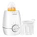 OMORC Baby Bottle Warmer with a Timer, 500W Fast Breast Milk Warmer, LCD Display Control Infant Bottle Warmer, Auto Shut-off Set and Accurate Temperature Control