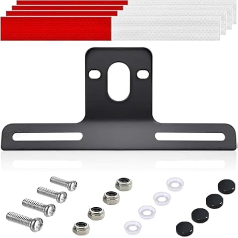 OTOW Steel License Plate Holder Bracket and Light Mount Cover