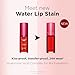 Clarins NEW Water Lip Stain | Buildable Matte Finish | Kiss Proof, Transfer-Proof, Lightweight and Long Lasting | Contains Hyaluronic Acid | 0.2 Fluid Ounces