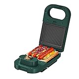 ★ Máquina para hacer gofres 5 en 1. Protección contra el sobrecalentamiento. Función de control automático de temperatura. Salida de 650 W con plato para gofres, plato para gofres con huevo, plato sándwich, plato para donas, plato pequeño para albóndigas.