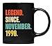 Legend Since November 1990 - Vintage 1990 prezent na 30 urodziny kubek do kawy dla ojca i matki, dziadka, babci i przyjaciół prezenty