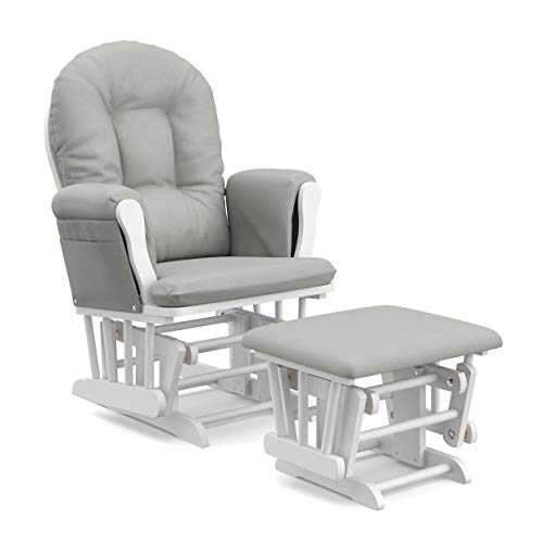 Storkcraft Premium Hoop Glider & Ottoman