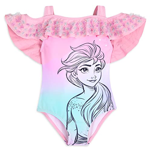 Disney Elsa Swimsuit for Girls – Frozen 5/6 Multicolored
