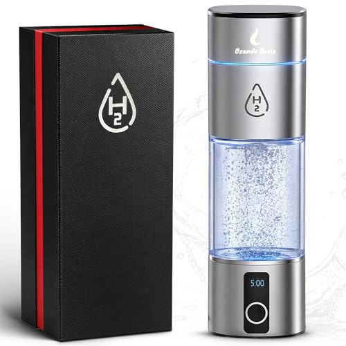 Hydrogen Water Bottle – 8000 PPB | Dupont PEM Membrane | Platinum...