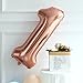 BALONAR 40 Inch Jumbo 13rd Rose Gold Foil Balloons for Birthday Party Supplies,Anniversary Events Decorations and Graduation Decorations