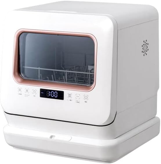 MAXZEN 食洗機 食洗器 工事不要 食器乾燥機 食器洗浄機 食器洗い乾燥機 コンパクト 小型 タンク式 家族 一人暮らし 3人用 食器洗浄 据置型 高温節水 節電 節約 省エネ 温水洗浄 設置簡単 キッチン家電 シンプル おしゃれ ホワイト JDW03BS02-G マクスゼン