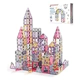 NEOFORMERS Magnetic Tiles 40pcs Morandi 3D Building Tiles Kids Toys for 3 4 5 6 7 8+ Years Old Boys Girls Magnet Toys STEM Educational Learning Magnet Toy Set