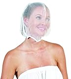 Betty Dain Makeup Protector Hood, Protects Hair and Make Up While Getting Dressed, Nylon Chiffon, Light and Airy, Triple Protection, Zipper closure, Machine Washable, White