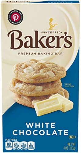 Baker's Premium White Chocolate Baking Bar (4 oz Boxes, Pack of 12)