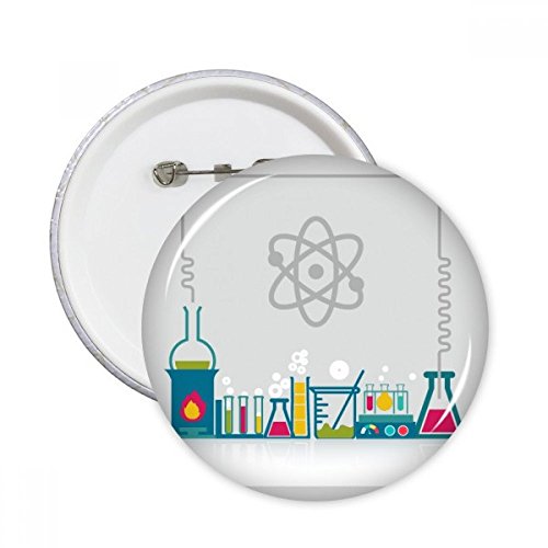 Navire de réaction chimique outil chimie pins badge bouton vêtement multicolore XL
