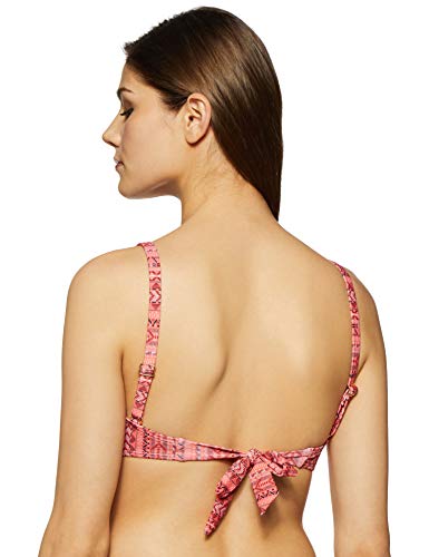 Image of Amante Women's Flounced Swim Crop Top