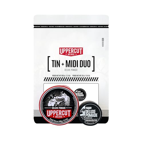 Pomade Uppercut Deluxe kit voyage et maison pour garder une coiffure soignée en déplacement