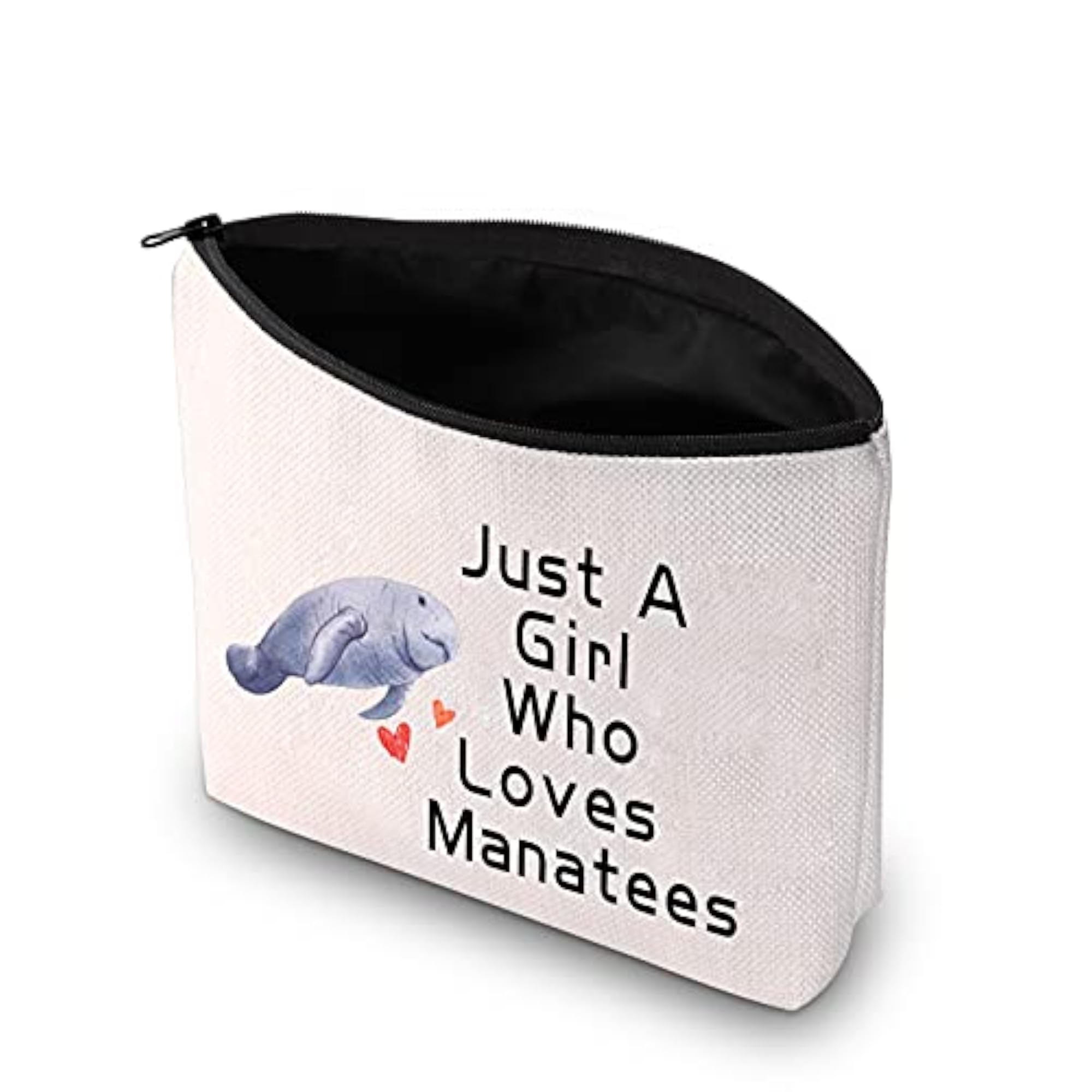 Manatee Cosmetic Bag, Ocean Animal Gift Pouch