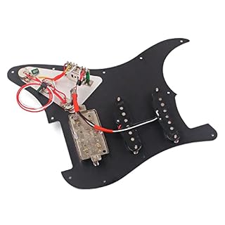 Pickguard Guitare Pré-câblé Plaque Style SSH Boutons de Commande - Les Beatles, Paul McCartney, John Lennon, RIngo Starr, George Harrison Pickguard Guitare Pré-câblé Plaque Style SSH Boutons de Commande – Image 4