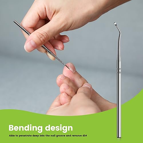 BEZOX Set zur Korrektur eingewachsener Zehennägel - 40 Stück schmerzfreie Zehennagelglättungsstreifen mit Zehennagelheber - einfaches Werkzeugset für eingewachsene Zehennägel