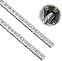 Asta Filettata M10 X 180mm Acciaio Inox 304 - 5 Pezzi - Completamente Filettata