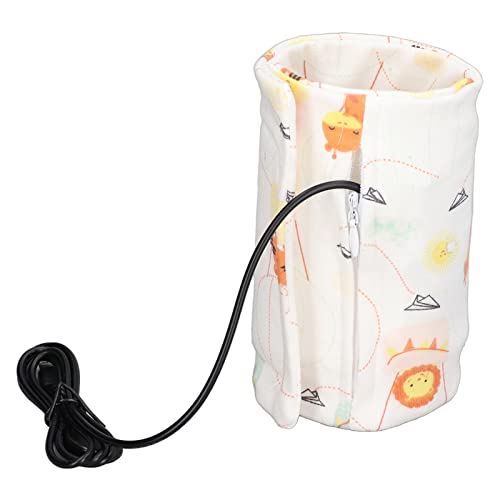 Gardien de Chaleur de Lait, Chauffe-Biberon Portable Léger, pour voiture Tavel, DC 5V USB Chauffage léger Portable Voiture Voyage Lait Chauffe-biberon Lait Chaleur Gardien pour Voyage Camping(Lion) Cover