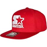 STARTER BLACK LABEL Gorra con Logotipo de Starter béisbol, Cityred, Talla única Unisex Adulto