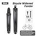 VODHXA Fahrrad Schutzblech Set für Cube Reaction Hybrid 2021, Einstellbar Vorne Hinten Mudguard Schutz für 24-29 Zoll MTB Rennrad, Spritzwasser Schmutz, Schnelle Demontage,A