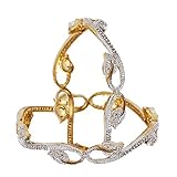  Aport Presents Zenene American Diamond Gold Plaqué Bracelets pour Femmes #Aport-5242
