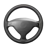 Funda de volante cosida a mano, disfruta de la diversión de coser a mano. Todo el proceso puede tardar 60 minutos en experimentar la diversión de coser a mano. La versión mejorada completamente cerrada, la sastrería única y la costura a mano son más adecuadas para su automóvil y hacen que su automóvil se vea más hermoso.