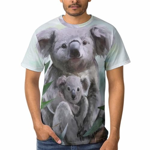 Tee shirt manches courtes homme Raccoon idéal pour le week-end