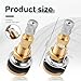 2PCS TR618A Tractor Valve Stem Copper,Clamp-in Tubeless Tire Valve Stems Replacement for Industrial Agricultural,Universal Tractor Grader Tire Valves Stem Car Accessories