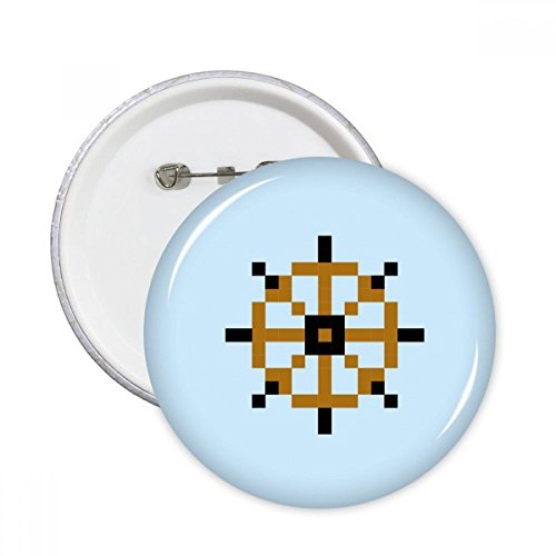 Badge pixel voile été idée cadeau originale lot de 5 petits pins
