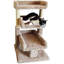 Reaowazo Brown Large Kitty Cat Tree Perch