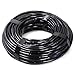 Drip Irrigation Line 1/4" Tubing 100' ROLL, 6" Emitter Spacing.52 GPH, Color Black (.170 ID x 240 OD) - Will Work from Gravity Feed
