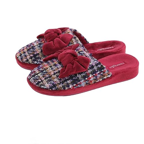 Pantoufles en peluche chaudes et belles pantoufles à fourrure femmes