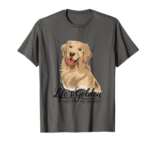 Divertido perro Golden Retriever Camiseta